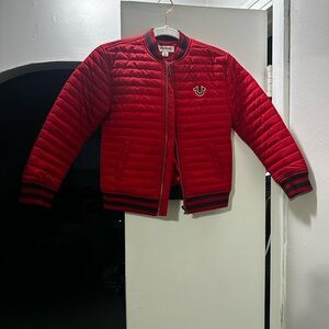 True Religion Kids Red Puffer Jacket